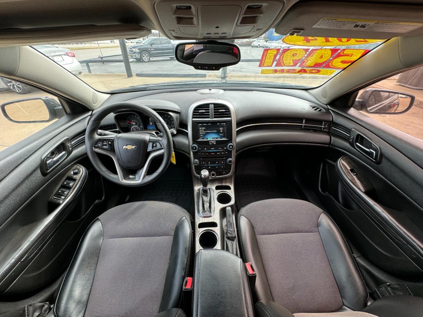 2014 BLACK /Black CHEVROLET MALIBU 1LT LT 4dr Sedan w/1LT (1G11C5SL9EF) with an 2.5L I4 engine, Automatic 6-Speed transmission, located at 5900 E. Lancaster Ave., Fort Worth, TX, 76112, (817) 457-5456, 0.000000, 0.000000 - This is a 2014 Chevrolet Malibu LT 4dr Sedan w/1LT that is in excellent condition. There are no dents or scratches. The interior is clean with no rips or tears or stains. All power windows, door locks and seats. Ice cold AC for those hot Texas summer days. It is equipped with a CD player, AM/FM radi - Photo#16